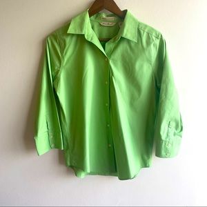 Eddie Bauer Women’s Blouse Wrinkle Resistant 3/4 Sleeve NWOT
